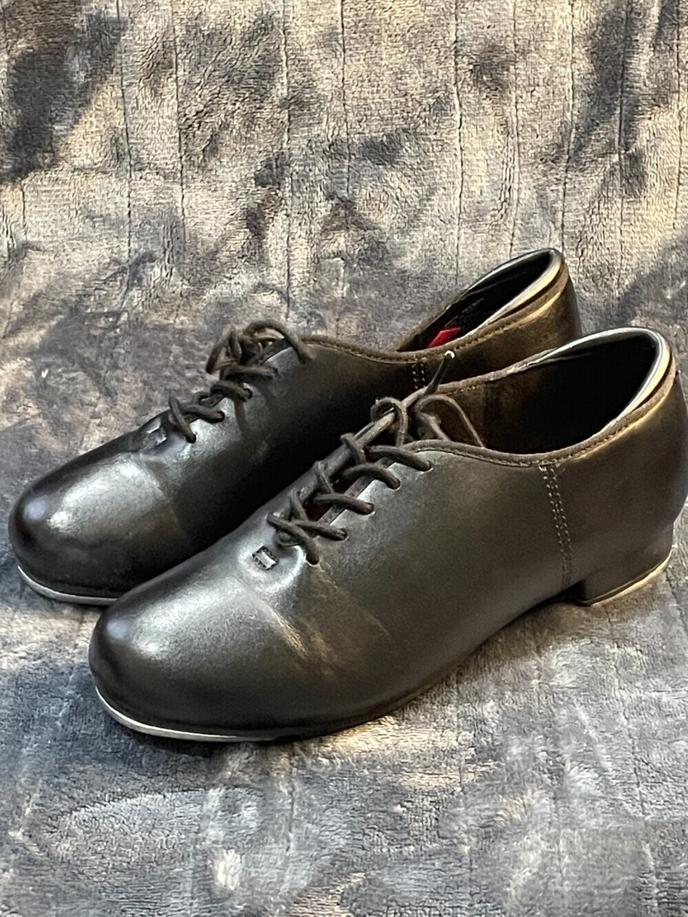 Weissman Tap Shoes Women's Size 6.5 AM Black Lace Up Style W1600